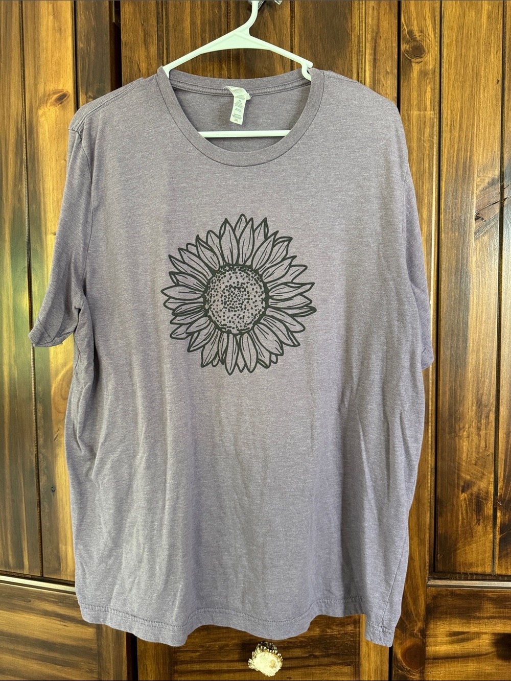 Bella Canvas Lavender Tee with Subtle Heather Texture